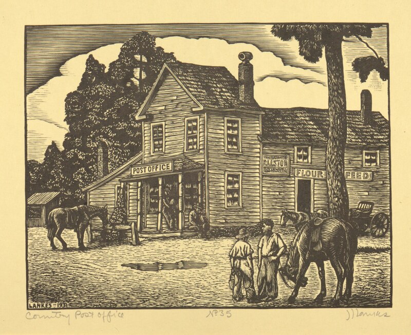 Country Post Office, Julius J, Lankes (nmcfile1271a).jpg