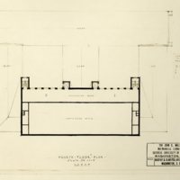 4th Floor Plan of Mullen Library