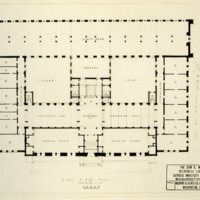 1st Floor Plan of Mullen Library