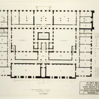 Basement Plan of Mullen Library