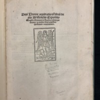 In libros De anima expositio (1501), Title Page.