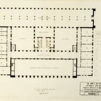 3rd Floor Plan of Mullen Library