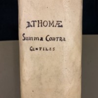 Summa Contra Gentiles (1552), Spine.